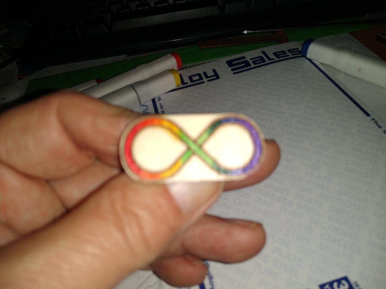 Autism Infinity Loop badge