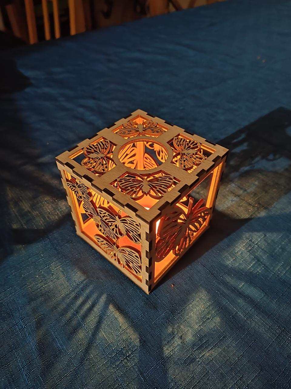 Butterfly LED tealight holder