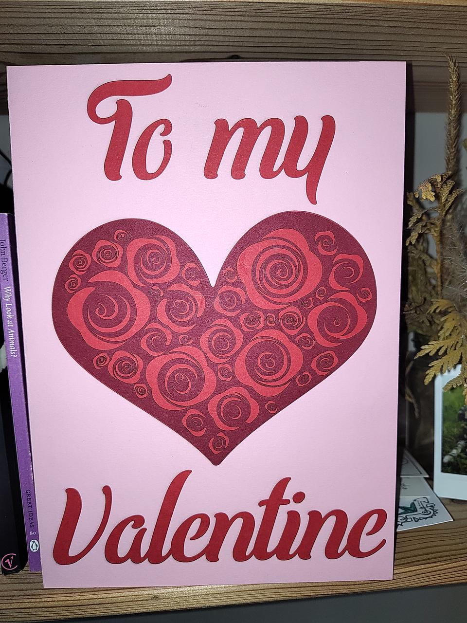 Valentines Card for my wife