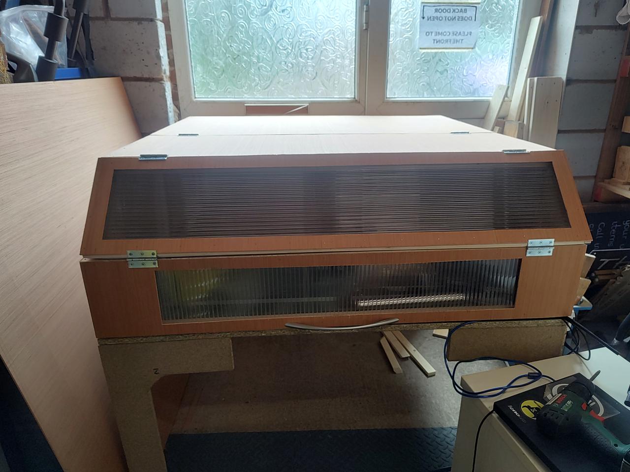 Completed hood